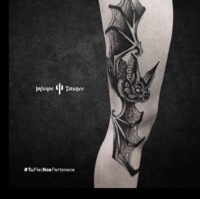 Tatuaje de murciélago – Creado por Germán | Infierno Tatuajes