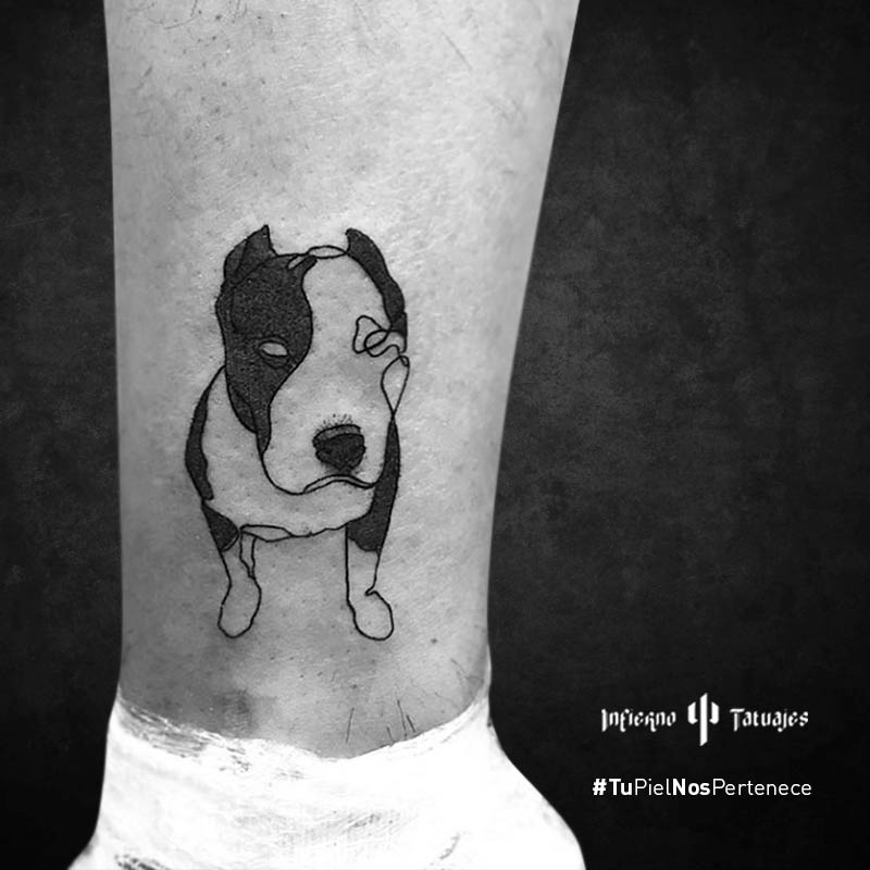 Tatuaje de Pitbull – Creado por Trinidad | Infierno Tatuajes | Infierno  Tatuajes