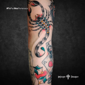 tatuaje de alacrán, tatuajes en el brazo, ideas de tatuajes en el brazo, tatuajes de escorpiones, infierno tatuajes