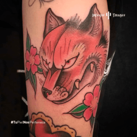 tatuaje de zorro, tatuajes de animales, ideas de tatuajes en el brazo, mejores tatuadores df, infierno tatuajes