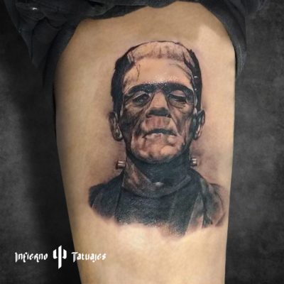 Tatuaje de Frankenstein en el antebrazo – Creado por Paula | Infierno Tatuajes