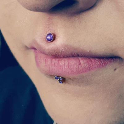 Piercing Medusa (Labio superior)