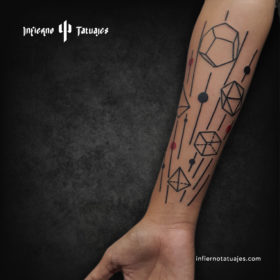 Plato tattoo – Creado por Javier Gaona | Infierno Tatuajes