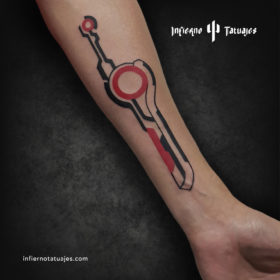Sword tattoo – Creado por Javier Gaona | Infierno Tatuajes