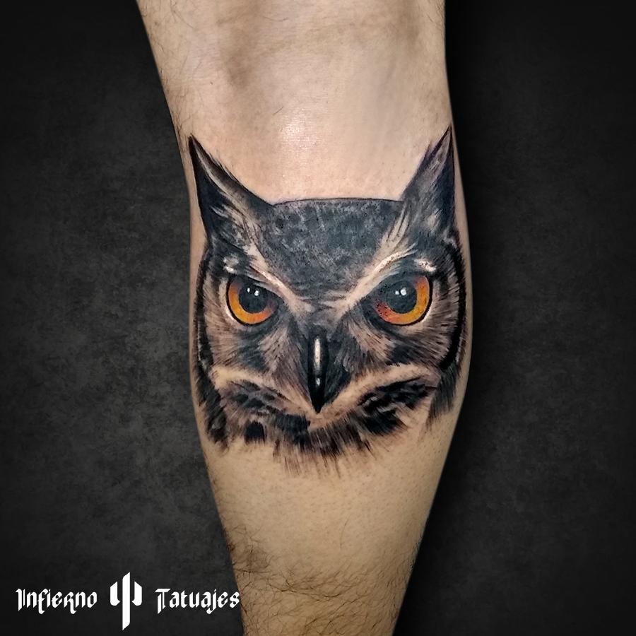 tatuajes de animales - buho