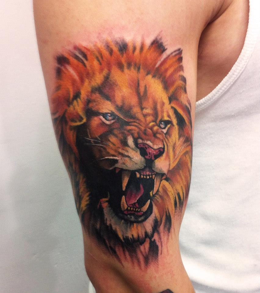 Tatuaje de leòn