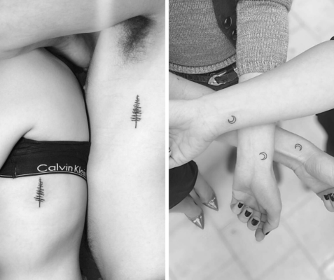 tatuajes pequeños en pareja