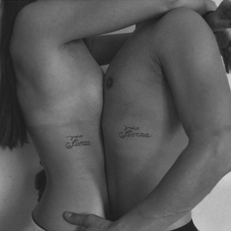 tatuajes de parejas fuerza infierno tatuajes