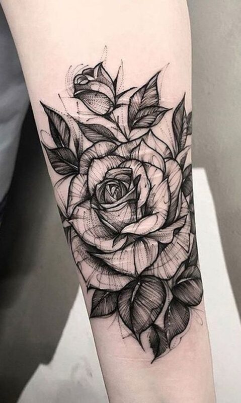 10 Ideas de tatuajes de rosas | Infierno Tatuajes