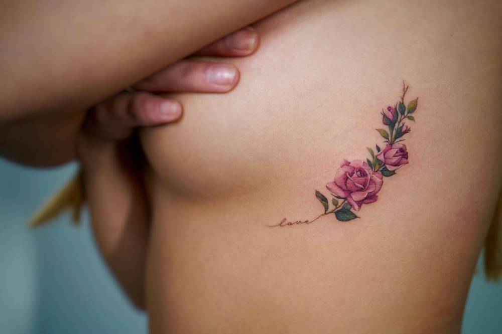 tatuaje de rosas infierno tatuajes