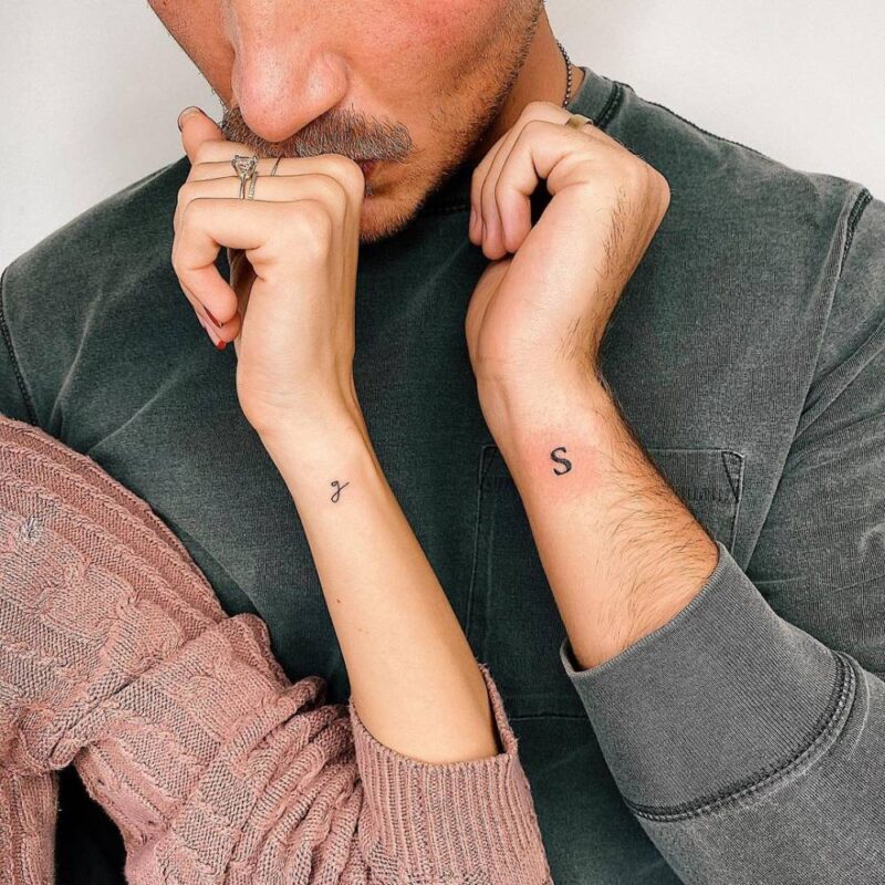 tatuajes de iniciales