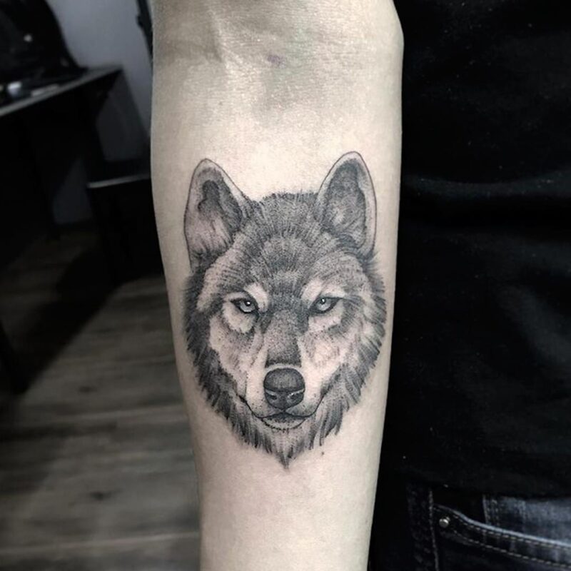 Tatuaje de lobo