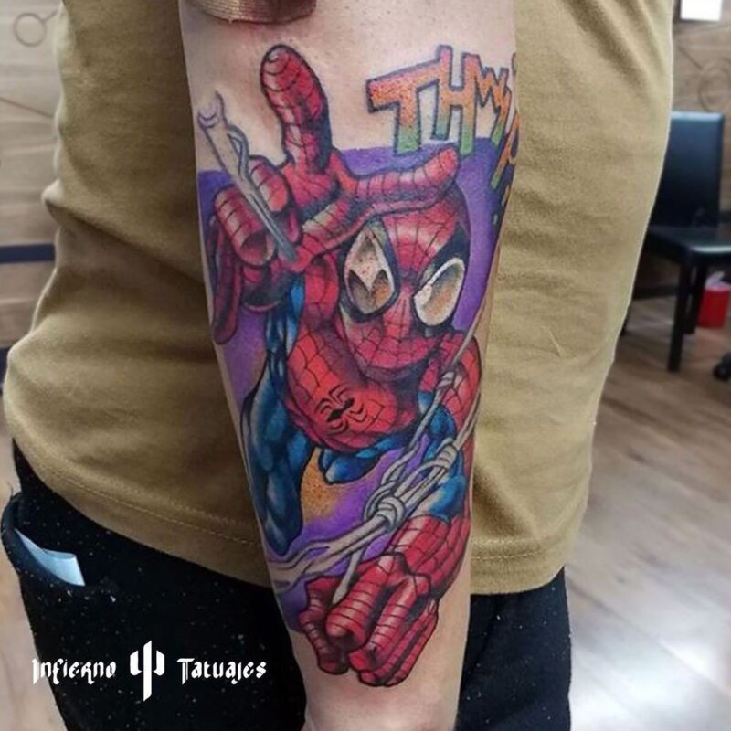 Tatuaje de Spiderman