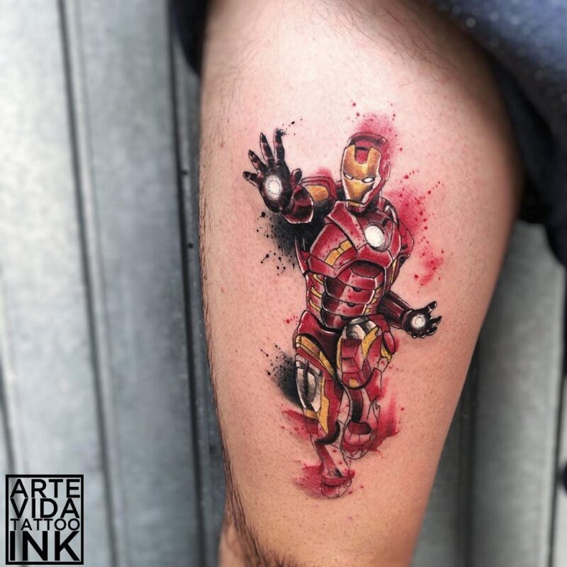Tatuaje de Iron Man
