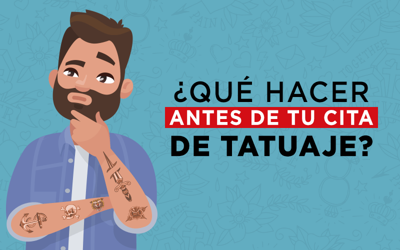 qué hacer antes de tu cita de tatuaje