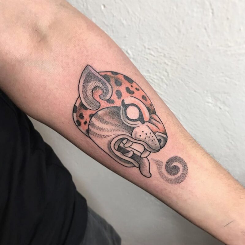 Tatuaje del Guerrero jaguar
