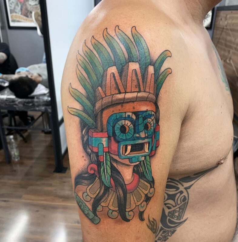 Tatuaje de Tlaloc