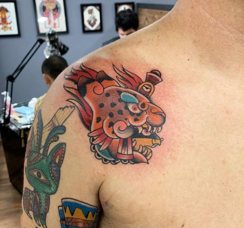 Tatuaje del Guerrero jaguar