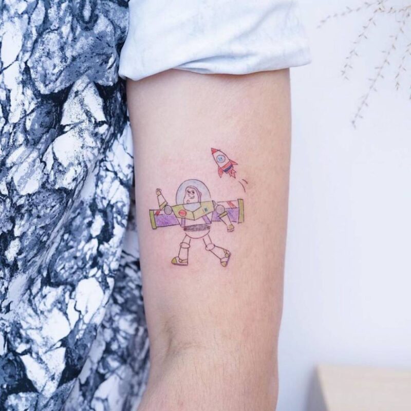 Tatuaje de Toy Story