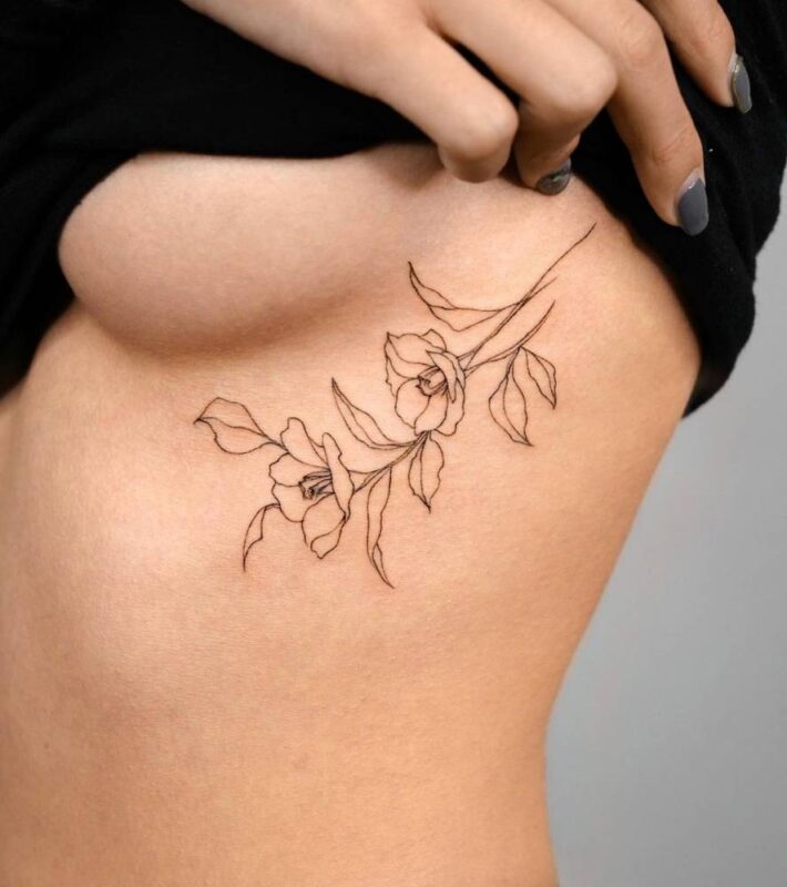 tatuajes de camelias