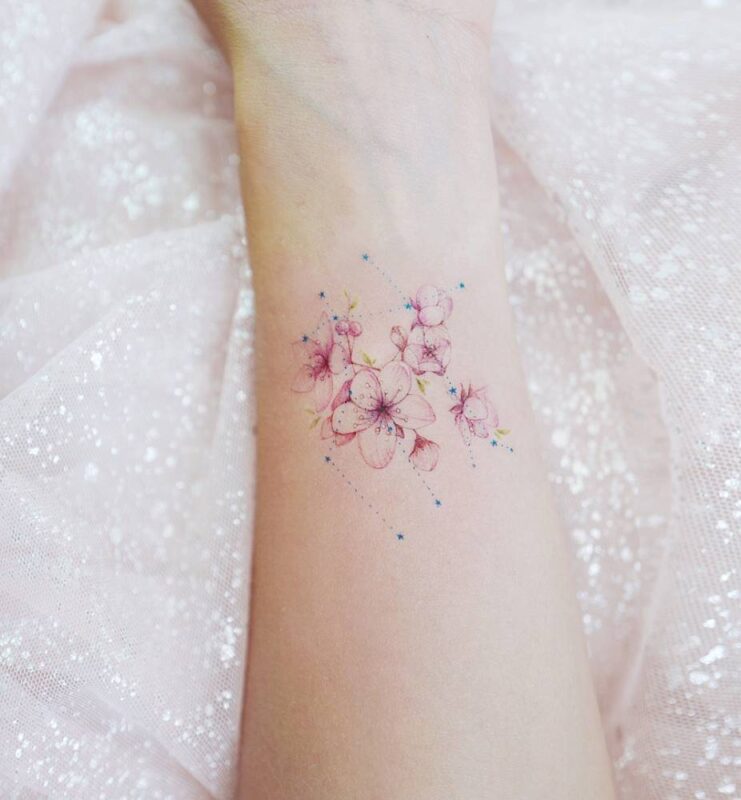 tatuajes de flores