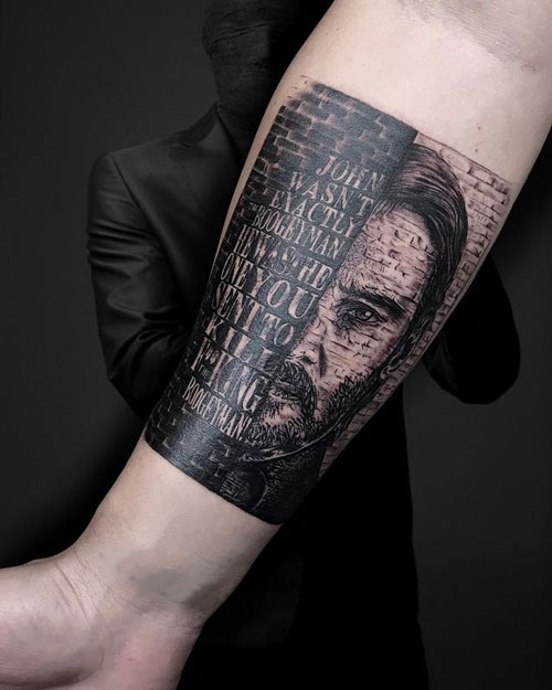 Tatuaje de John Wick