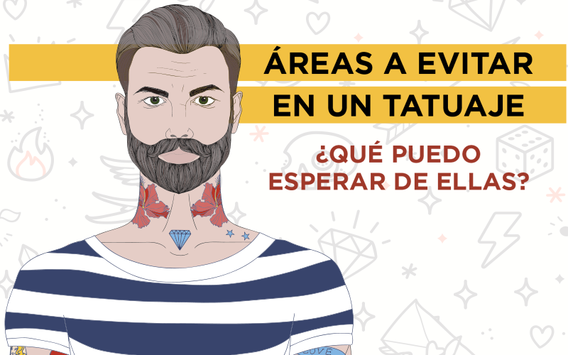 areas a evitar en un tatuaje