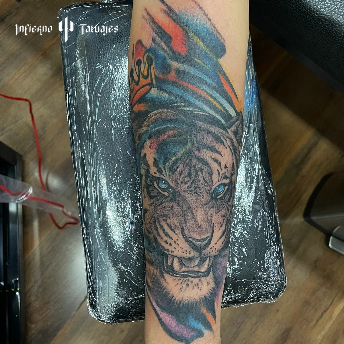 tatuaje de tigre infierno tatuajes