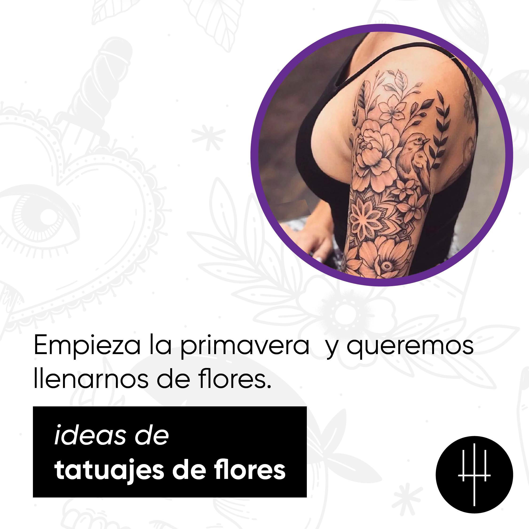 tatuajes de flores