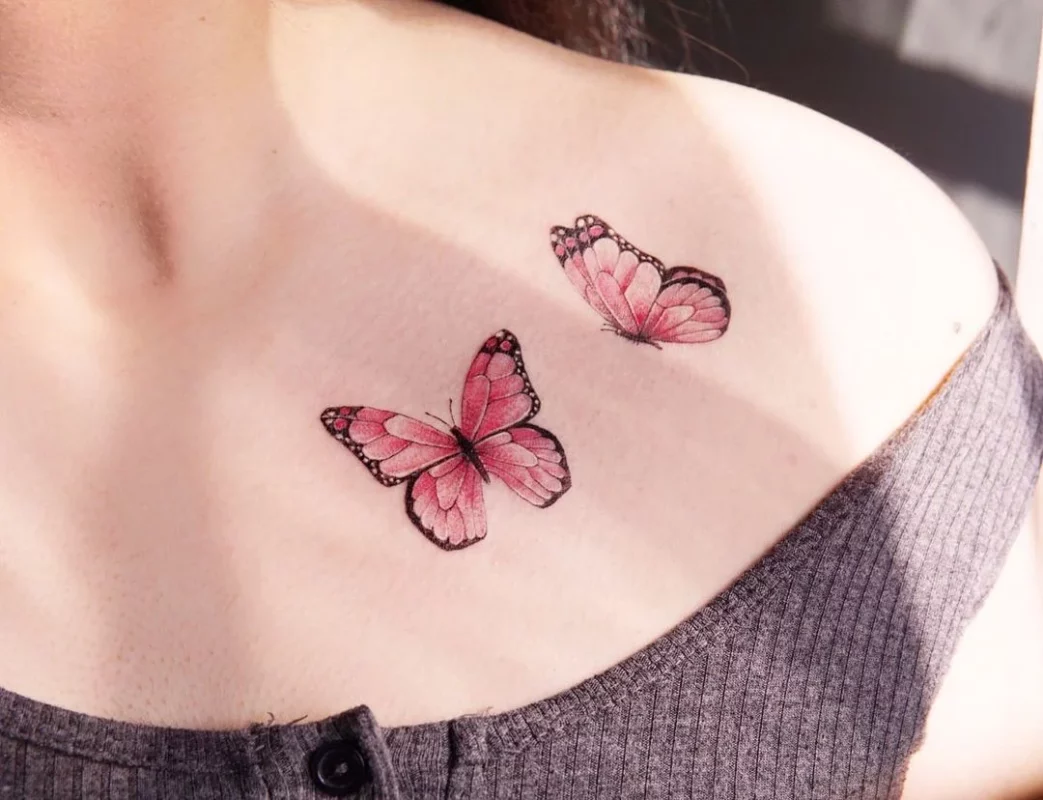 Tatuajes de mariposas Infierno tatuajes