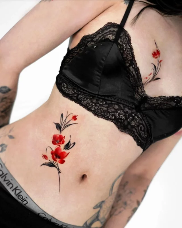 Tatuaje de rosas Infierno tatuajes